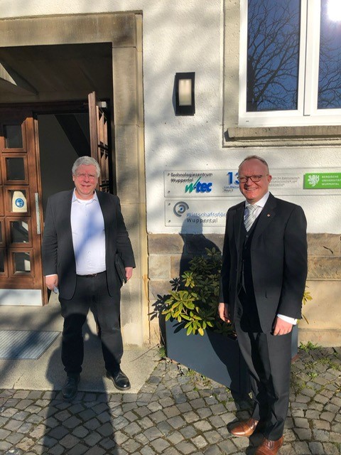Antrittsbesuch bei der Wuppertaler Wirtschaftsförderung