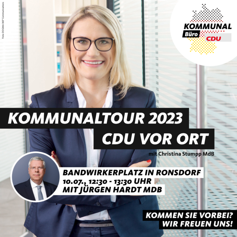 Kommunaltour der CDU Deutschlands macht Halt in Wuppertal-Ronsdorf