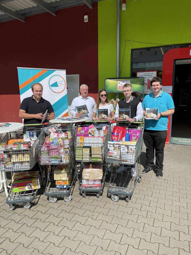 Schüler Union Sammelaktion für das Tierheim