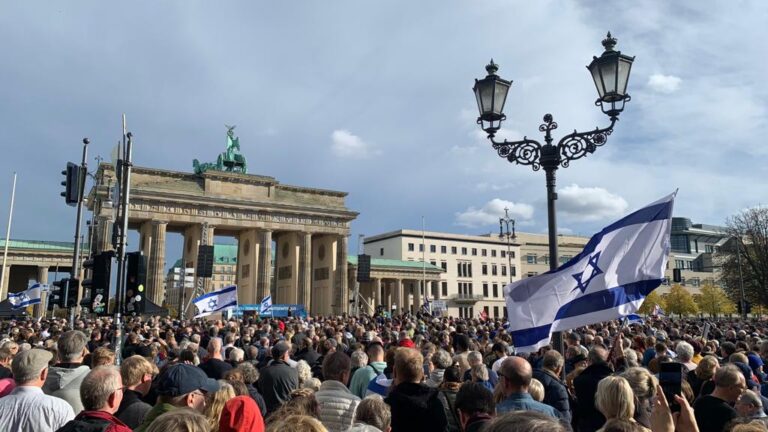 Solidaritäts-Kundgebung für Israel Berlin