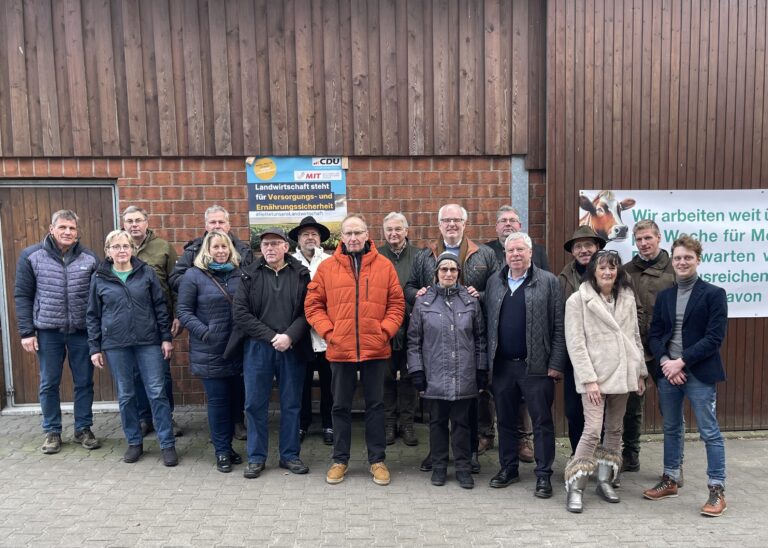 Treffen mit Landwirten aus der Region