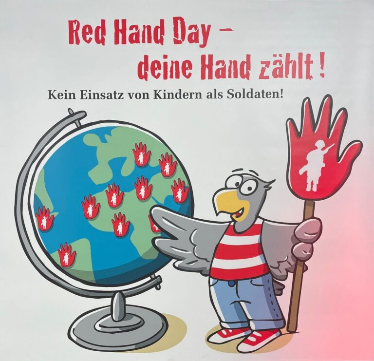 Red Hand Day 2024 – Welttag gegen den Einsatz von Kindersoldaten