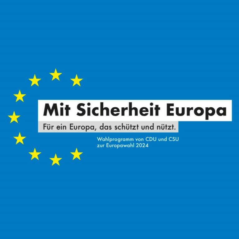 Europawahl am 9. Juni: Das Wahlprogramm und unsere Kandidatin stehen fest