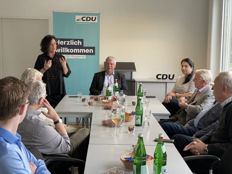 Als Gast beim 2. Stammtisch der CDU Wuppertal