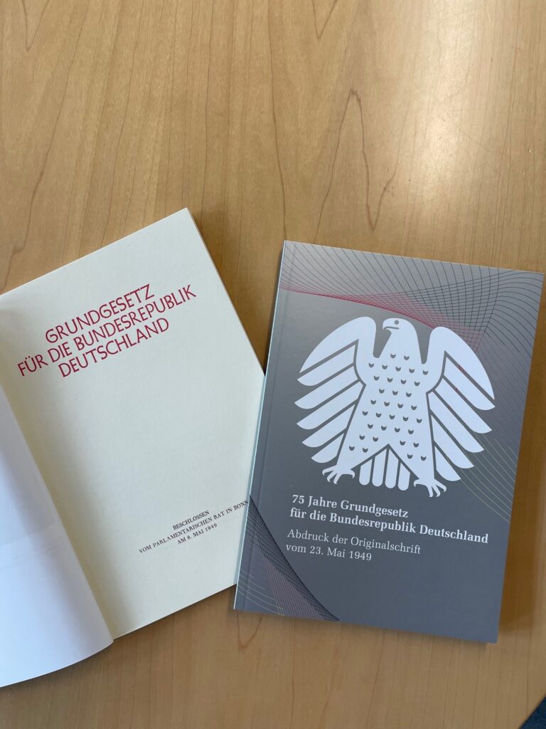 75 Jahre Grundgesetz – ein guter Grund zum Feiern