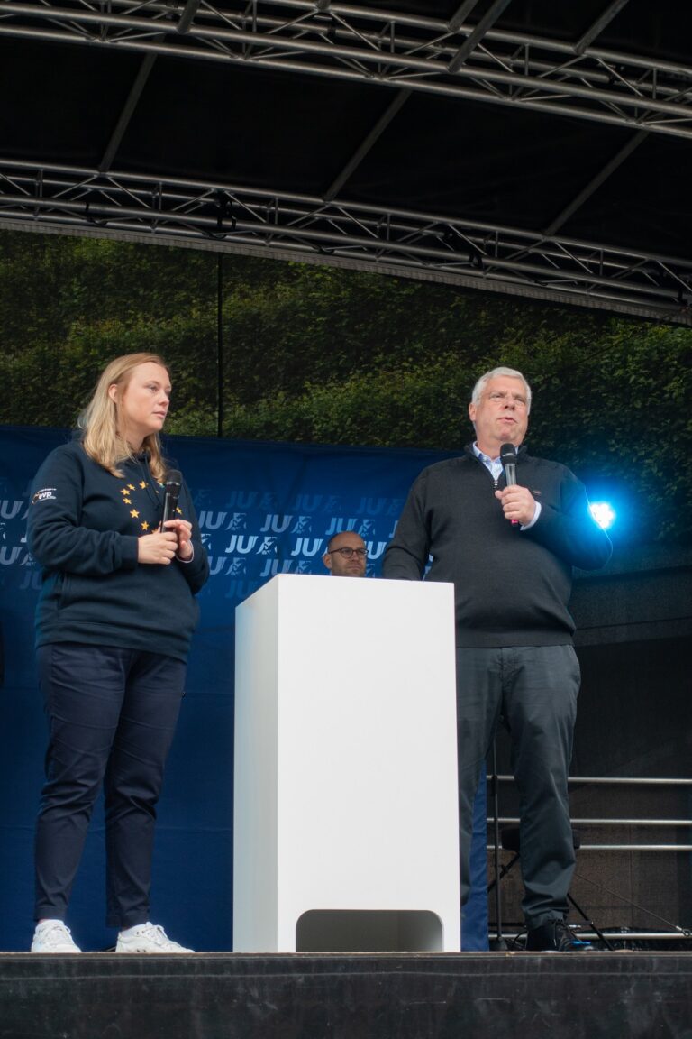 Unterstützertag der Jungen Union in Düsseldorf