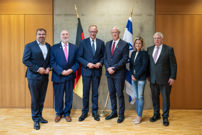 Benny Gantz im Bundestag