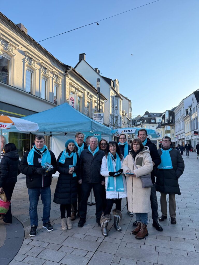 Wahlkampfstände in Solingen