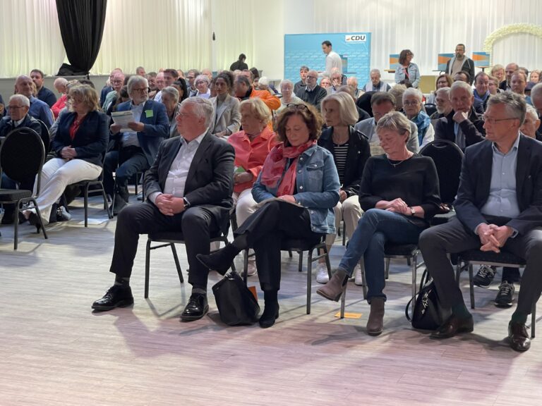Aufstellung der Ratsbewerber und Reserveliste der CDU Wuppertal 