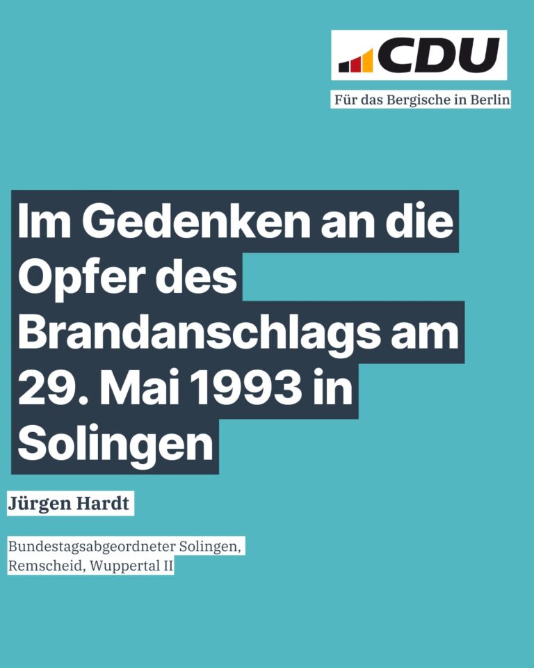 29. Mai: Gedenken an den Brandanschlag in Solingen