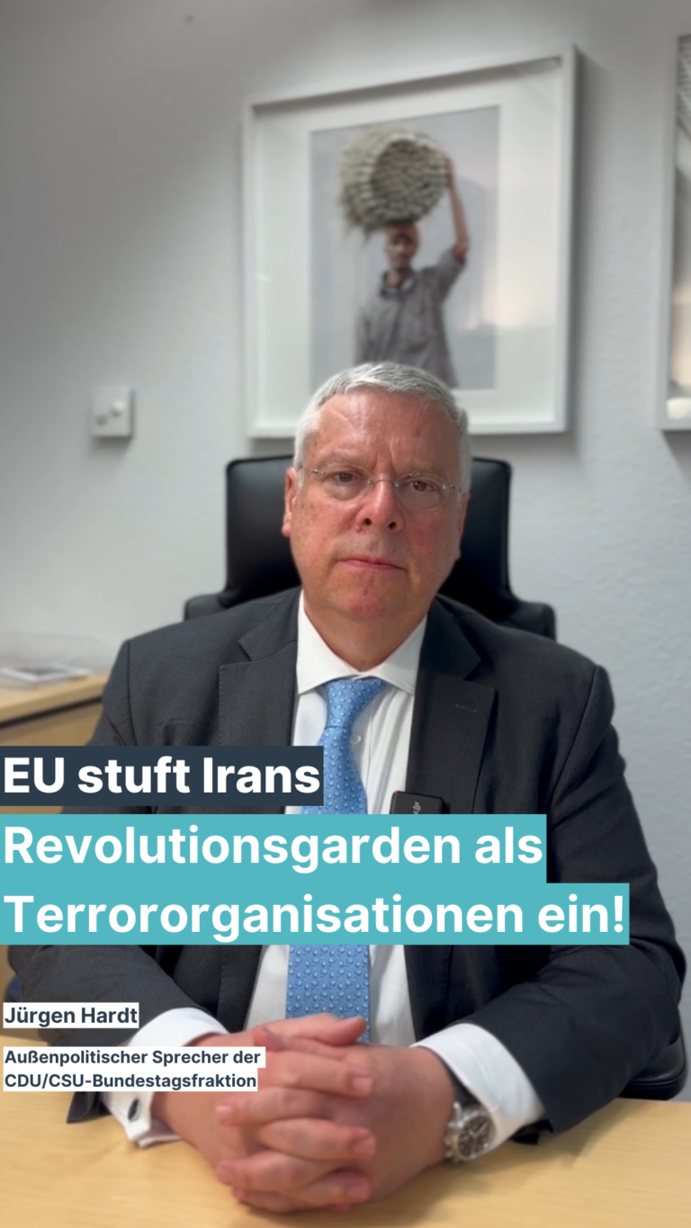 Pressemitteilung: Die Listung der Revolutionsgarden ist ein Durchbruch – Europa steht zusammen an der Seite des iranischen Volkes