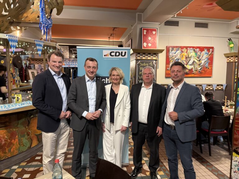 CDU-NRW-Generalsekretär Paul Ziemiak zu Gast in Wuppertal